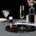 Custom Gold Rim Wine Glass Crystal Champagnergläser